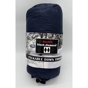 DOUBLE BLACK DIAMOND Packable Down Throw 60”x70” 700 Fill Ultra Light w/Sack New